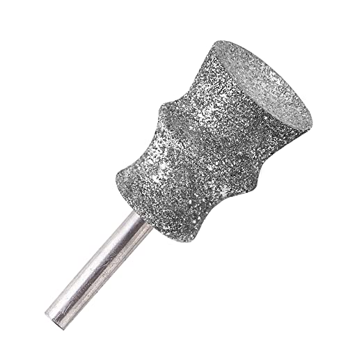 KITGUARD Diamond Dremel Dog Nail Grinder Bits for Rotary Tool-1/8'' Dremel Dog Nail Grinder Attachment-Pet Nail Grinder Bit Work for Animals Nail Care Large B 1P