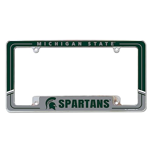 Portamatrículas de los Spartans de Michigan State para lucir en tu coche o camioneta
