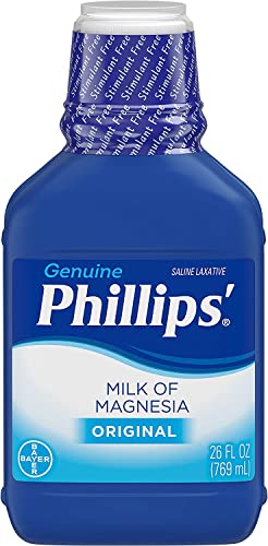 Image of Phillips' Milk of Magnesia Liquid Laxative, Original, 26 Oz, Pack of 3 | Formulated With Magnesium Hydroxide for Cramp-Free, Gentle Relief of Occasional Constipation Without Harsh Stimulants