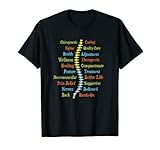Camisa de quiropráctico Camiseta quiropráctica nacional del mes de la salud quiropráctica Camiseta