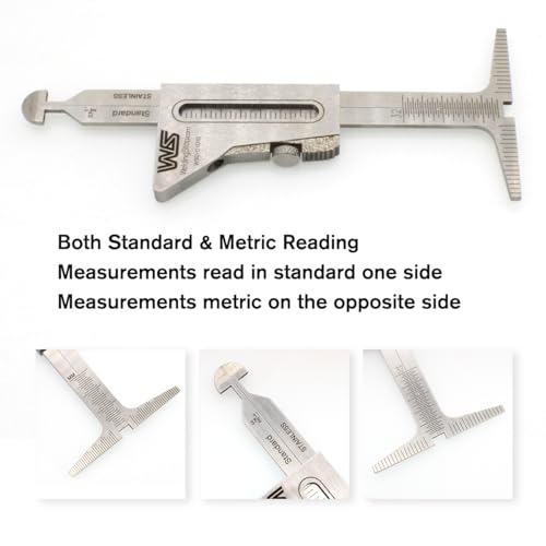 Calibre de soldagem Hi-Lo padrão e métrico ferramenta de desalinhamento de solda filete comprimento