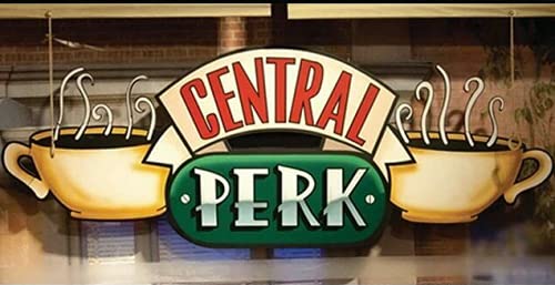 Eeypy Metal Sign Central Perk Cafe Painting Friends Tv Show Tin Sign Vintage Bar Man Cave Garage Kitchen Home Wall Decoration Art Sign 12 X 8 Inch