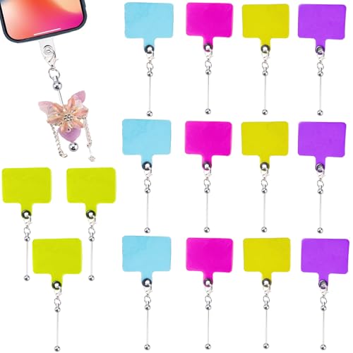 Breloques à perles pour téléphone lot de 15 avec barre vierge le cadeau créatif idéal à offrir