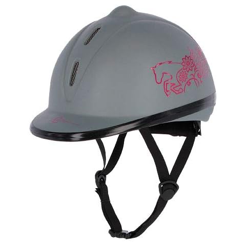 Covalliero Beauty VG1 Children's Riding Helmet Grey Size 52-55 Cover