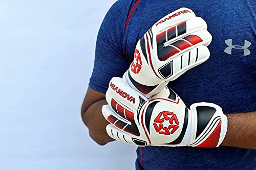 Mianova Goalie Gloves Youth & Adult - Solid Grip Soccer Goalkeeper Gloves For The Toughest Saves, Double Wrist Design Anti-Slip German Latex Palm To Give Best Protection (6) #TOP6