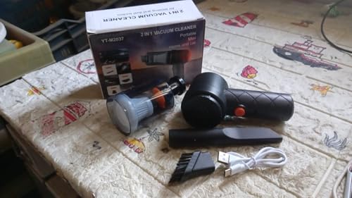 Image of Vacuum Cleaner Dust Collection 2 in 1 Car High-Power Handheld Wireless Home Car Dual-use Portable USB Rechargeable Mini Car Vacuum for Vehicle, Home and Offic