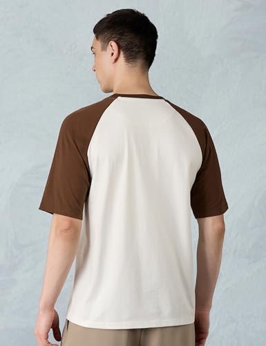 Image of Amazon Brand - Symbol Men Ragon Oversized Fit T-Shirt | Half Sleeves | Printed | Available in Plus Size