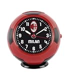 Seven A.C.Milan Fußball-Wecker mit Quarzuhrwerk, offizielles Produkt, Geschenkidee für Kinder und Erwachsene