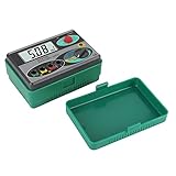 MasYosh Misuratore Digitale della Resistenza di Terra di Terra LCD, Ad Alta Precisione con...