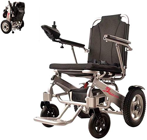 New upgrade Lightweight Wheelchair, Electric Wheelchair, Foldable Powerchair with Electromagnetic Brake Assist System, Portable Lightweight Wheelchair, Transport Friendly Lightweight Folding chair for