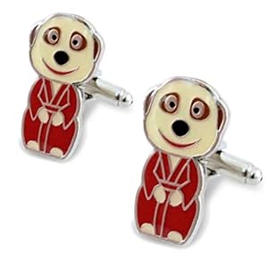 Aardmannetjes manchetknopen