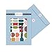 Nardo Visgo Colored Chalkboard Labels: 168 Premium Stickers + 2 Chalk Markers-Waterproof Removable Reusable Chalkboard Stickers,Perfect for Decorating Your Mason Jars Pantries Crafts and Offices