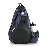 Infinite Discs Slinger Deluxe Disc Golf Rucksack für schnelle Disc Aufbewahrung, 12 Scheiben in Ihrer Tasche (blau)