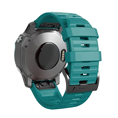 Bracelet de montre pour Garmin Fenix 7 ajustable en silicone souple anti-sueur