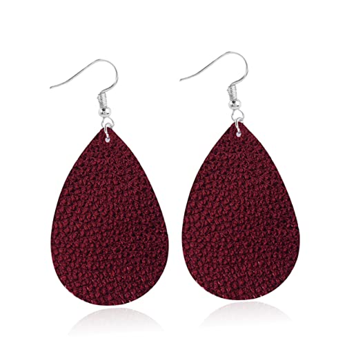 Boucles d'oreilles cuir léopard parfaites pour vos festivals et soirées