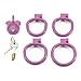 ZeeKoug Gaglia di Protezione Sportiva di novità, 4 Dimensioni di Accessori Anello, Tempo Libero al Coperto E Strumenti Divertenti, Regalo di Coppia (Fronte Viola) immagine