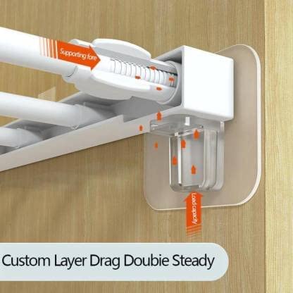 Image of Hooks for The Wall Without Drilling, for Hanging Strong, Adhesive for Heavy-Duty, self-Adhesive, Hanging, Adhesive 4 Pcs