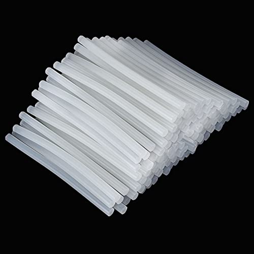 RILIHII グルースティック 1KG約40本／セット 11ｍｍ*250ｍｍ ホットガングルーガン用ホットメルト ホワイト半透明 強力粘着無臭高温ボンドガン/グルーガン/ピタガン替え用 接着剤 補修 DIY 手芸 木工用