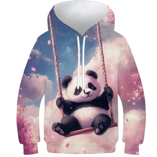Sweat panda imprimé 3D idéal pour l'école et les sorties de votre enfant