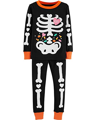 Little Hand Toddler Boys Pajamas Skeleton PJs Glow in The Dark Sleepwear Pant Sets Kids Jammies4