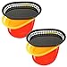 Luxshiny 6PCS Plastikowe Koszyki Owocowe Smaż Kosze Fast Food Chleb Do Serwowania Taca Do Przekąsek Chips Popcorn