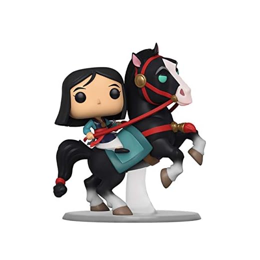 Funko- Pop Rides Mulan on Khan Collectible Toy, Multicolore, 45324