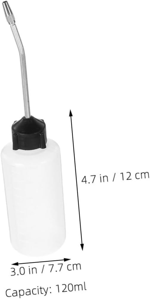 4pcs Sewing Machine Oil Bottle Metal Spout Oiler for Singer Leak-resistant Storage Container