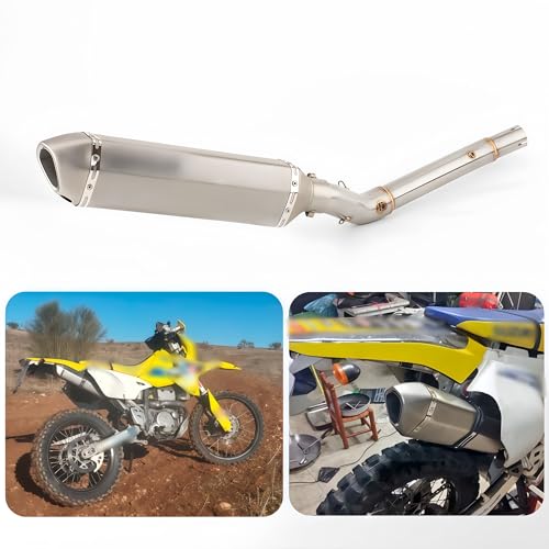 Silencieux d'échappement moto idéal pour les sorties tout-terrain et de route en Suzuki DRZ400