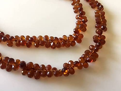 Perles citrine naturelle briolette de haute précision pour joaillerie artisanale raffinée