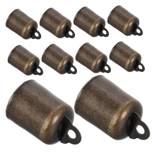 MAGICLULU Lot de 10 Clochettes De Traîneau en Fer 26 Mm Couleur Bronze Ancien, Mini Cloches à Vache pour Travaux Manuels, Décoration Noël Et Carillons Éoliens, Accessoires DIY Polyvalents