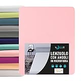 FACILMENTE ADATTABILE - I grandi risvolti di questo lenzuolo Matrimoniale 180 x 200 cm, insieme ai 1 elastici “Easy-On” vi permettono di infilare questo coprimaterasso in un batter d’occhio sulla maggior parte dei materassi senza creare pieghe