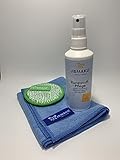 Jemako Kunststoff Pflegeset 3tlg. - 200ml Pflegemittel - Profituch blau - Reinigungspad grün