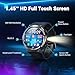 Blackview Military Smart Watch for Men - Make/Answer Call, 1.45" HD Fitness Watch with 960mAh Battery/Flashlight/Compass/... Rate/SpO2/Sleep/Stress, 150+ Sports, Outdoor Smartwatch for iOS Android
