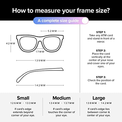 Image of Premium Blue Block Ray Cut Blue Light Filter Computer Glasses With Antiglare for Eye protection Zero Power Large
