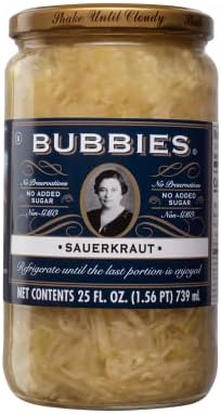 Bubbies Sauerkraut, 25 Ounce