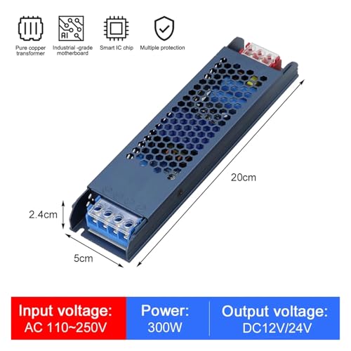 Alimentation LED 24V fine pour intégration discrète sous meuble - 7