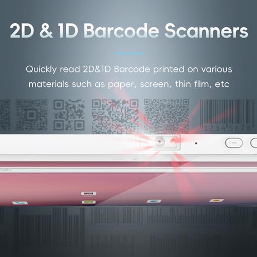 Image of S91A-2D Ultra Thin Rugged Tablet - 10.1 inch Octa-Core Lightweight Android 11 Tablets, 8 GB RAM+128GB ROM,Waterproof Rugged Tablet with 2D Barcode Scanner, NFC /4G / 5G / WiFi /GPS