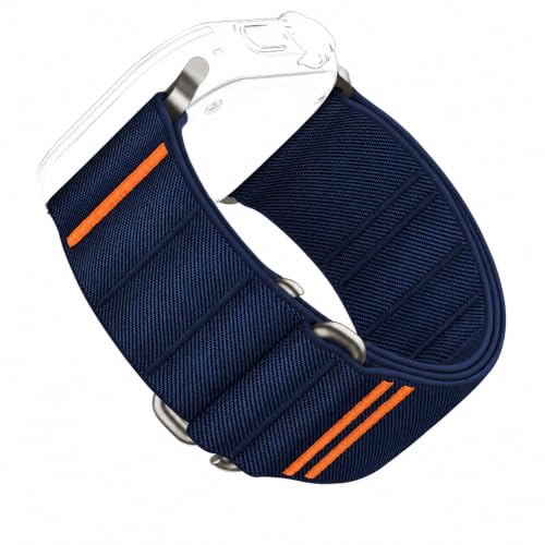 Image of Suitisbest Straps Compatible for Apple Watch Ultra 3 Strap 49 /46 /45 /44 /42 /41 /40 /38mm, Stretchy Nylon Sport Loop Strap with S-Hook for Apple Watch Ultra 3 /2 /1 SE3 Series 11 10 9 8 7 6 5 4【Band only】