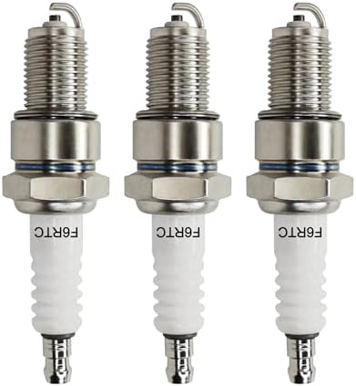 Pacote com 3 velas de ignição F6RTC de substituição para NGK BPR6...