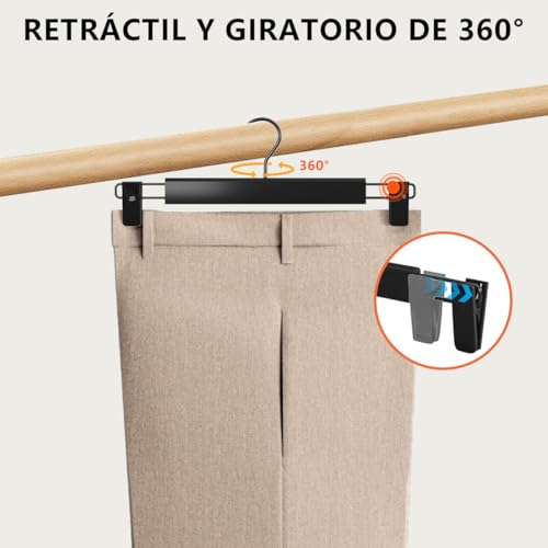 La mejor selección de Perchas para pantalones los mejores 10. 30 Imagen adicional