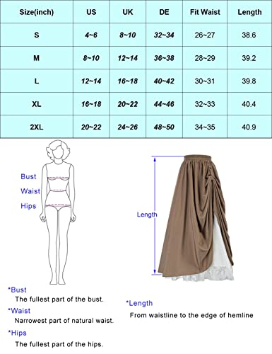 Scarlet Darkness Long Skirts For Women 2024 Double Layered Flowy Summer Maxi Skirt Army Green L thumb #2