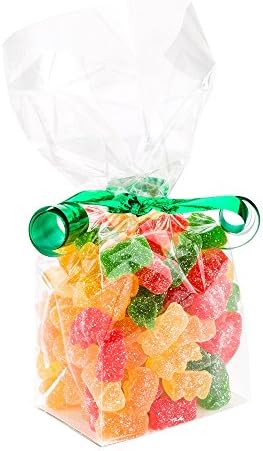 Restaurantware Flat Bottom Heat Seal Sandwich Bags, Heat Sealable Food Bags - Gusset Bag with Paper Insert - Clear - 3 x 2 x 8 Inch - 100ct Box - Bag Tek