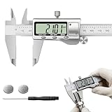[Para profesionales y aficionados exigentes] Diseñado para mecánicos, joyeros, relojeros, técnicos, estudiantes y aficionados al bricolaje que necesitan un calibre digital fiable, este pie de rey digital ofrece lecturas consistentes y cómodas en talleres, aulas, estudios de diseño y uso doméstico.
