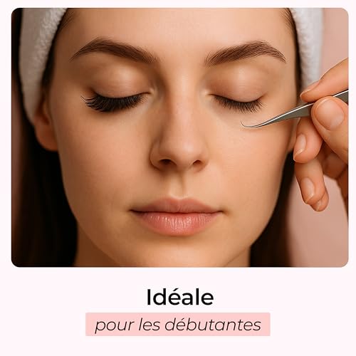 Une Pause Poudrée - N°1 Colle Noir à Extension de Cils pour Débutantes et Professionnels - Colle Faux Cils Séchage Rapide (1 à 2 sec) - Facile à Travailler et Tenue Longue Durée (5ml) – vue 7