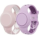 Wasserdichtes Armband kompatibel mit AirTag für Kinder, 2 Stück Silikonhalter mit Versteckt Cover Design Armband kompatibel mit AirTag, Atmungsaktiv GPS Tracker Halter für Kinder PWP