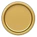 Unique Party 33252 - 23 cm Piatti per Feste Dorati, Confezione di 16