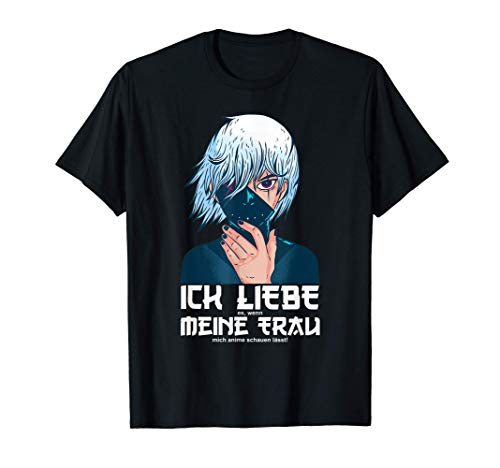 Herren Manga Kawaii Anime Charakter - ICH LIEBE MEINE FRAU - Anime T-Shirt Herren Manga Kawaii Anime Charakter - ICH LIEBE MEINE FRAU - Anime T-Shirt