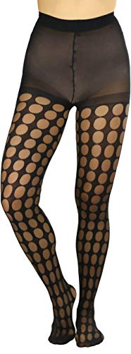 Image of ToBeInStyle Women's Fun Polka Dot Tights Pantyhose & Thigh High Socks Hosiery