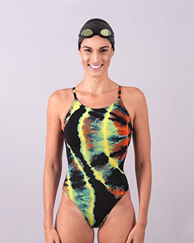 Fabíola Molina Maiô Para Natação Com Compressão 925, Multicolorido, Tamanho GG/XL