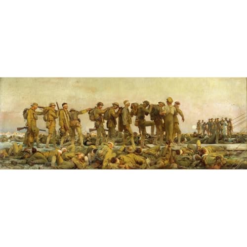 Impression sur toile John Singer Gassed grand format décoration murale